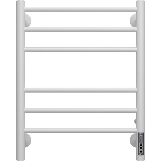 Полотенцесушитель электрический TERMINUS АВРОРА П6 450х600 КС 9003 матовый с диммером 4670078527462